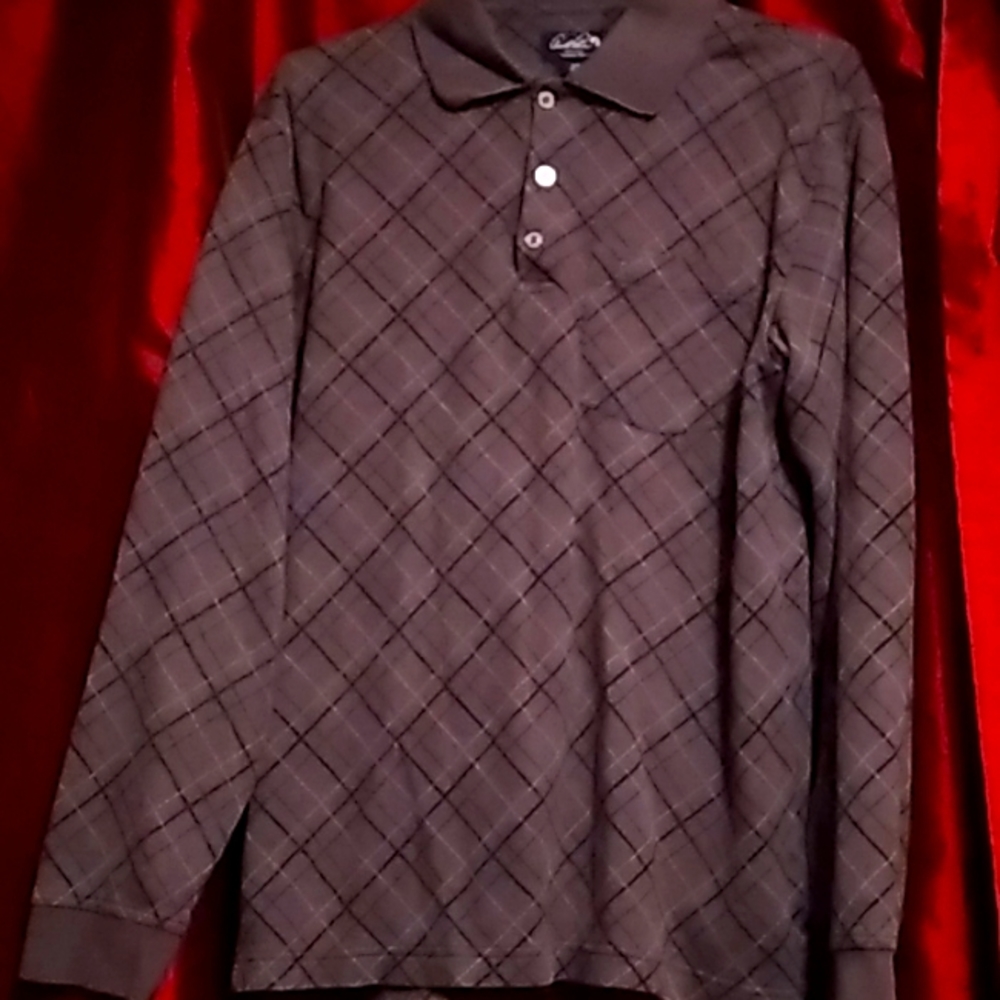 Men's casual fall golf shirt